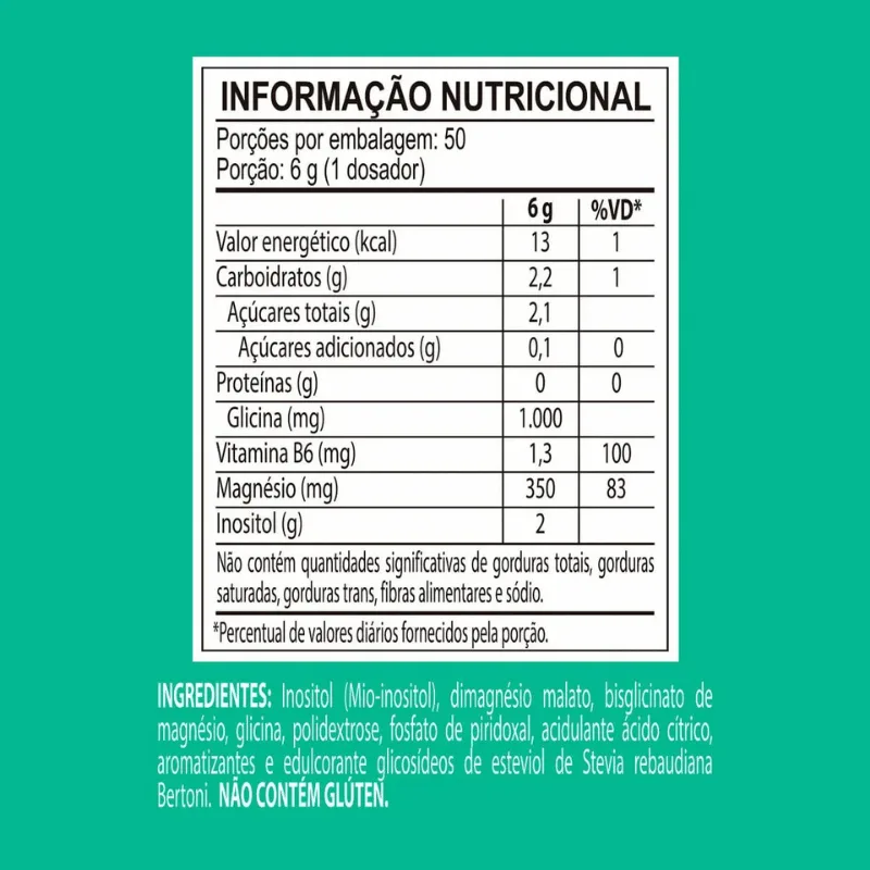Magnesium Inositol 300g - NUTRIFY, foto 2