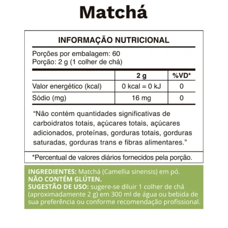 Matcha em Pó 125g - OCEAN DROP, foto 2