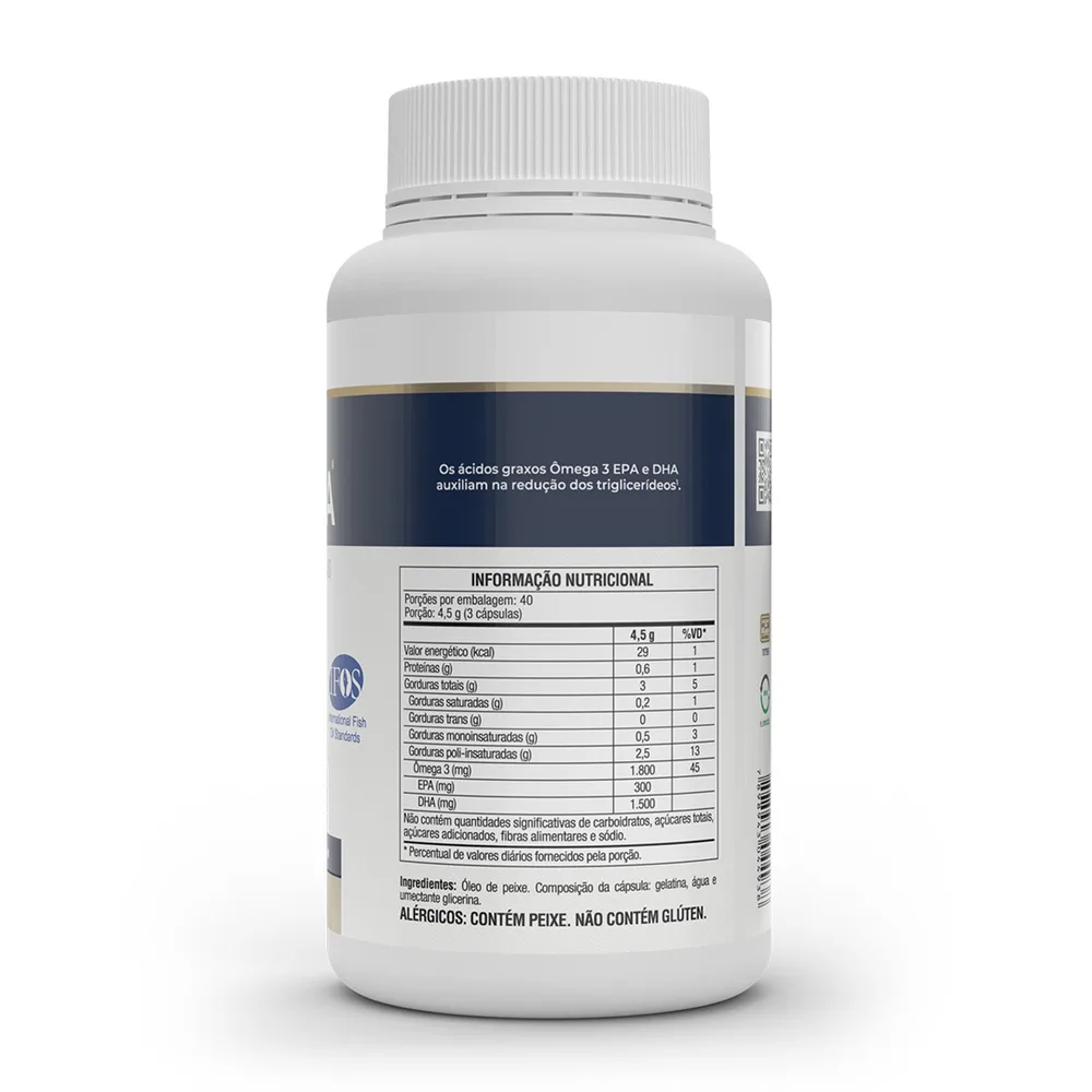 Mega DHA 1500mg + EPA 300mg 120 Cápsulas - VITAFOR, foto 2