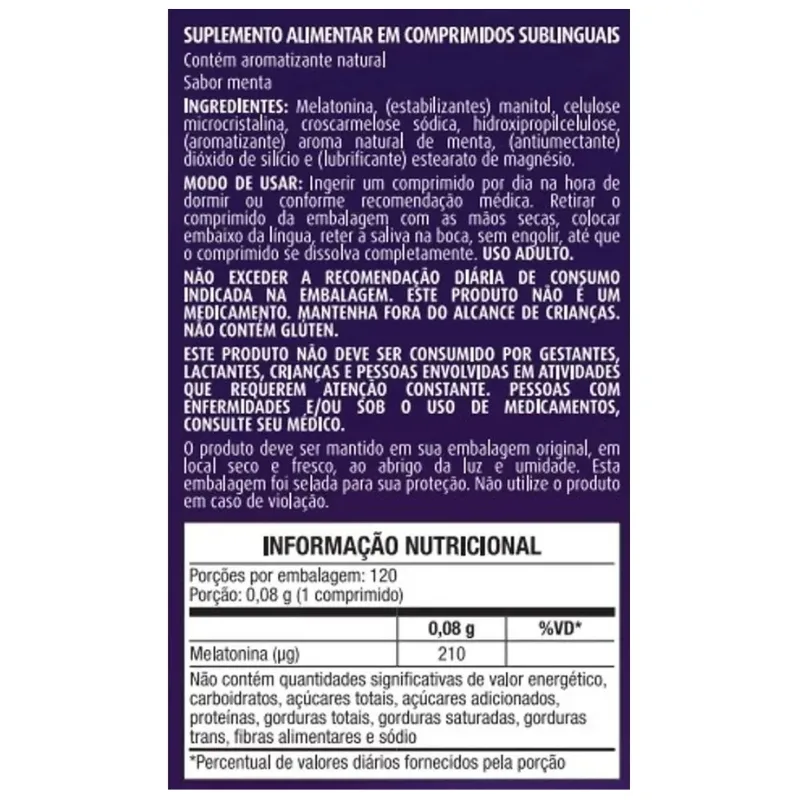 Melatonina Fast 120 Cápsulas - EQUALIV, foto 2