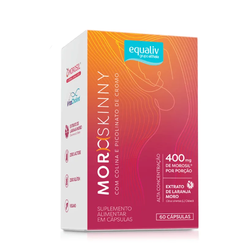 Moro Skinny Extrato de Laranja Moro 60 Cápsulas - EQUALIV