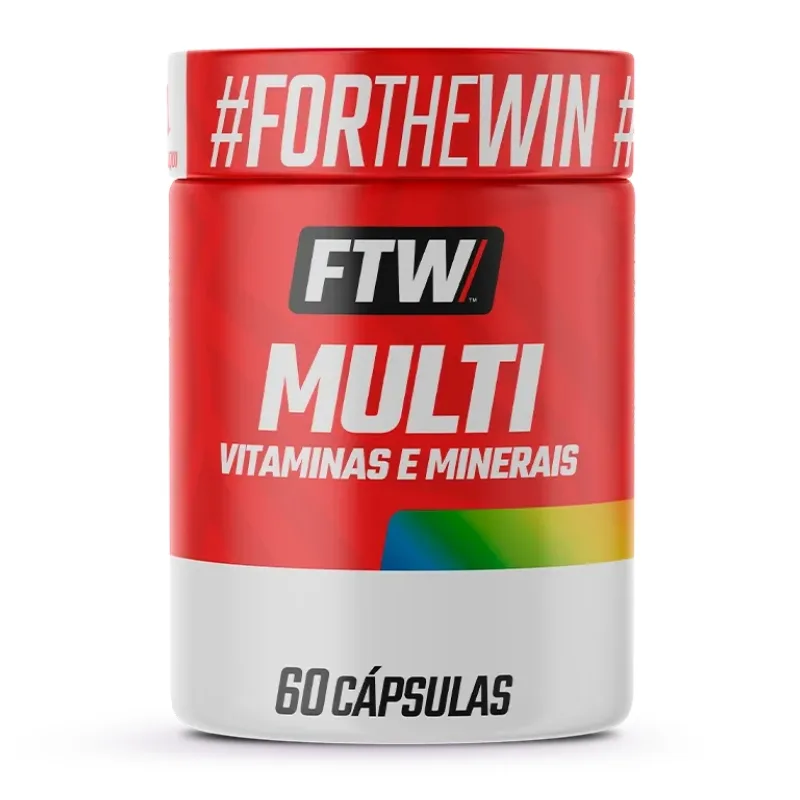 Multi Vitaminas e Minerais 60 Cápsulas - FTW