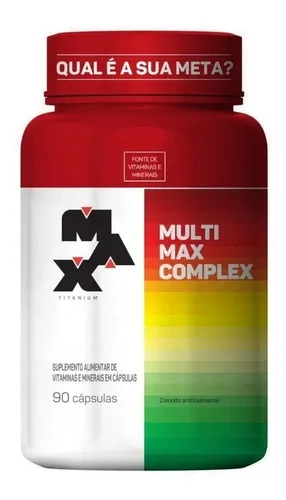 Multimax Complex 90 Cápsulas - MAX TITANIUM