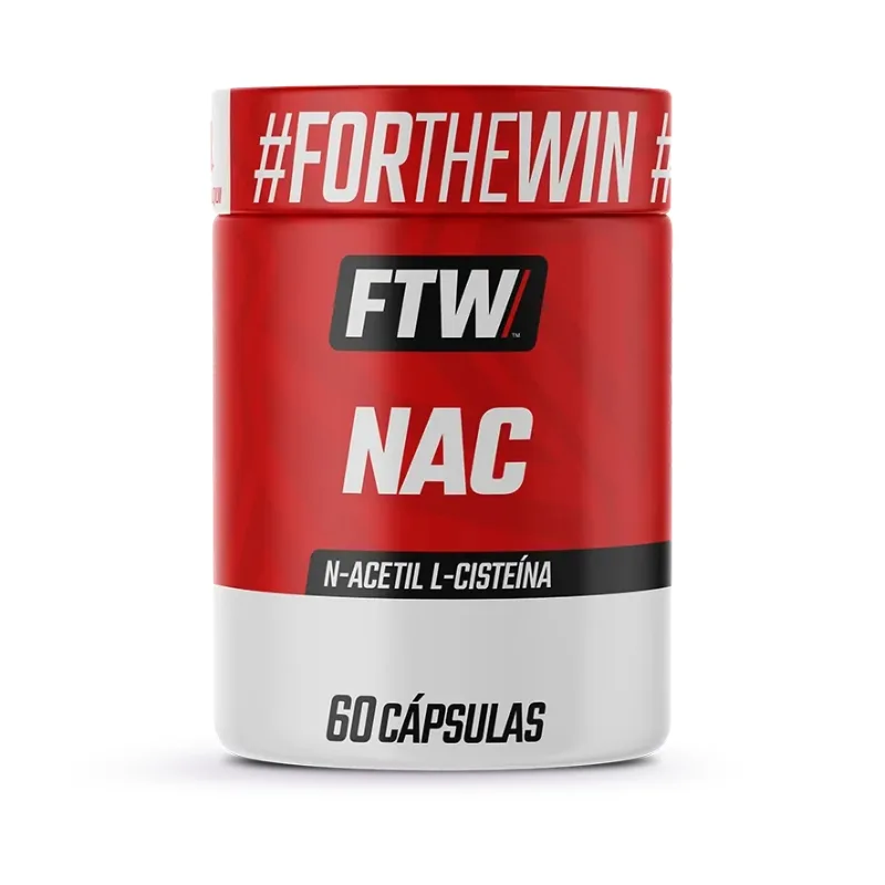 NAC N-Acetilcisteína 600mg 60 Cápsulas - FTW