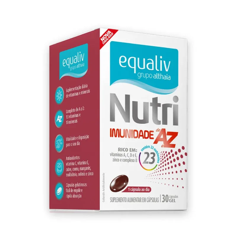 Nutri Imunidade de A a Z 30 Cápsulas - EQUALIV