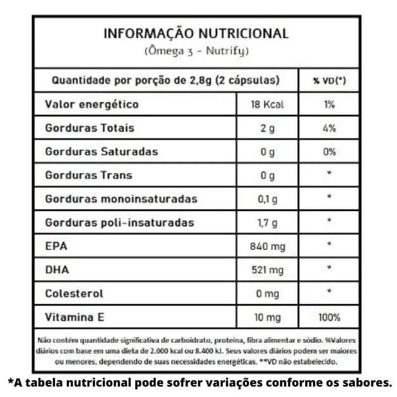 Ômega 3 120 Cápsulas - NUTRIFY, foto 2