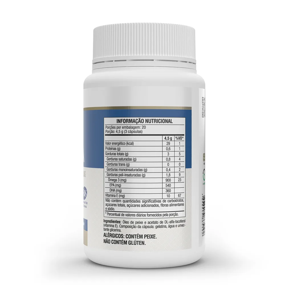 Ômega 3 EPA 540mg + DHA 360mg 60 Cápsulas - VITAFOR, foto 2