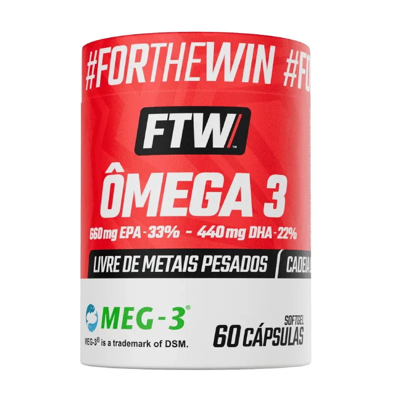 Ômega 3 Meg 3 60 Cápsulas - FTW