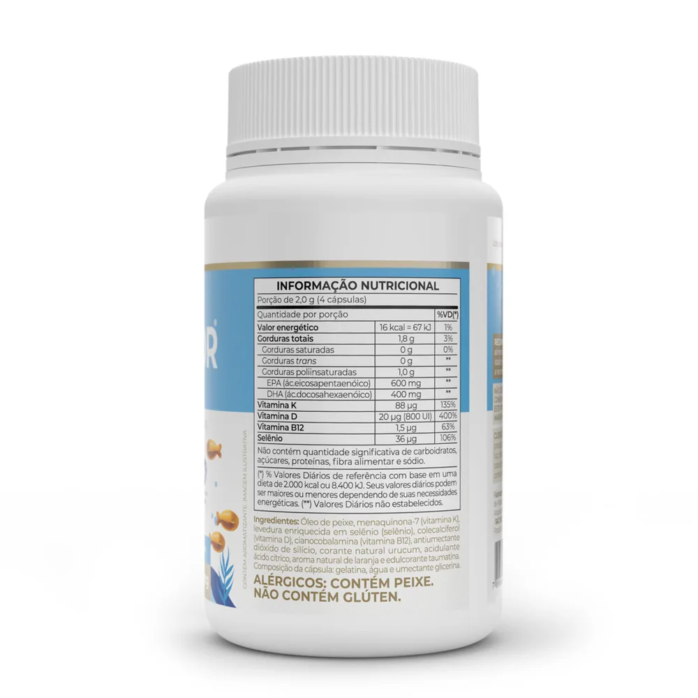 Ômega 3 Omegafor Family EPA 600mg + DHA 400mg 120 Cápsulas - VITAFOR, foto 2