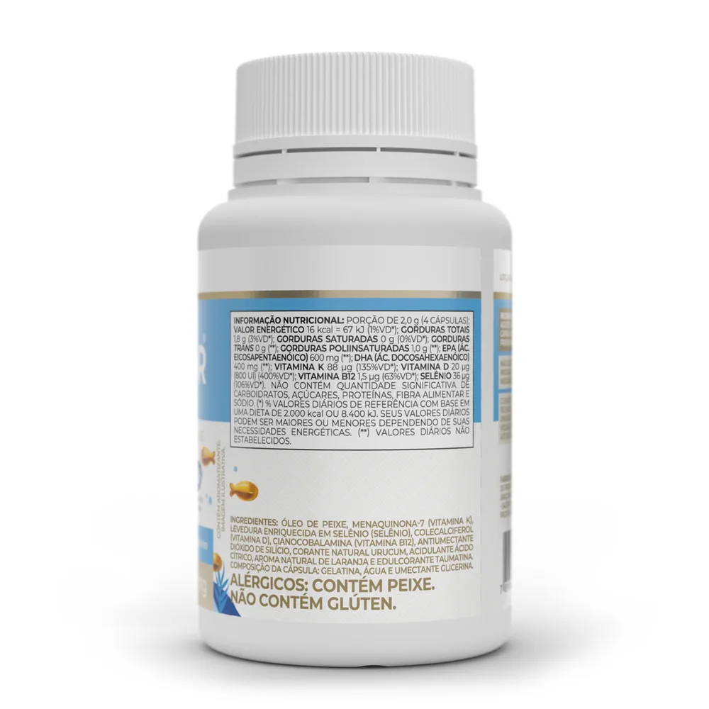 Ômega 3 Omegafor Family EPA 600mg + DHA 400mg 60 Cápsulas - VITAFOR, foto 2