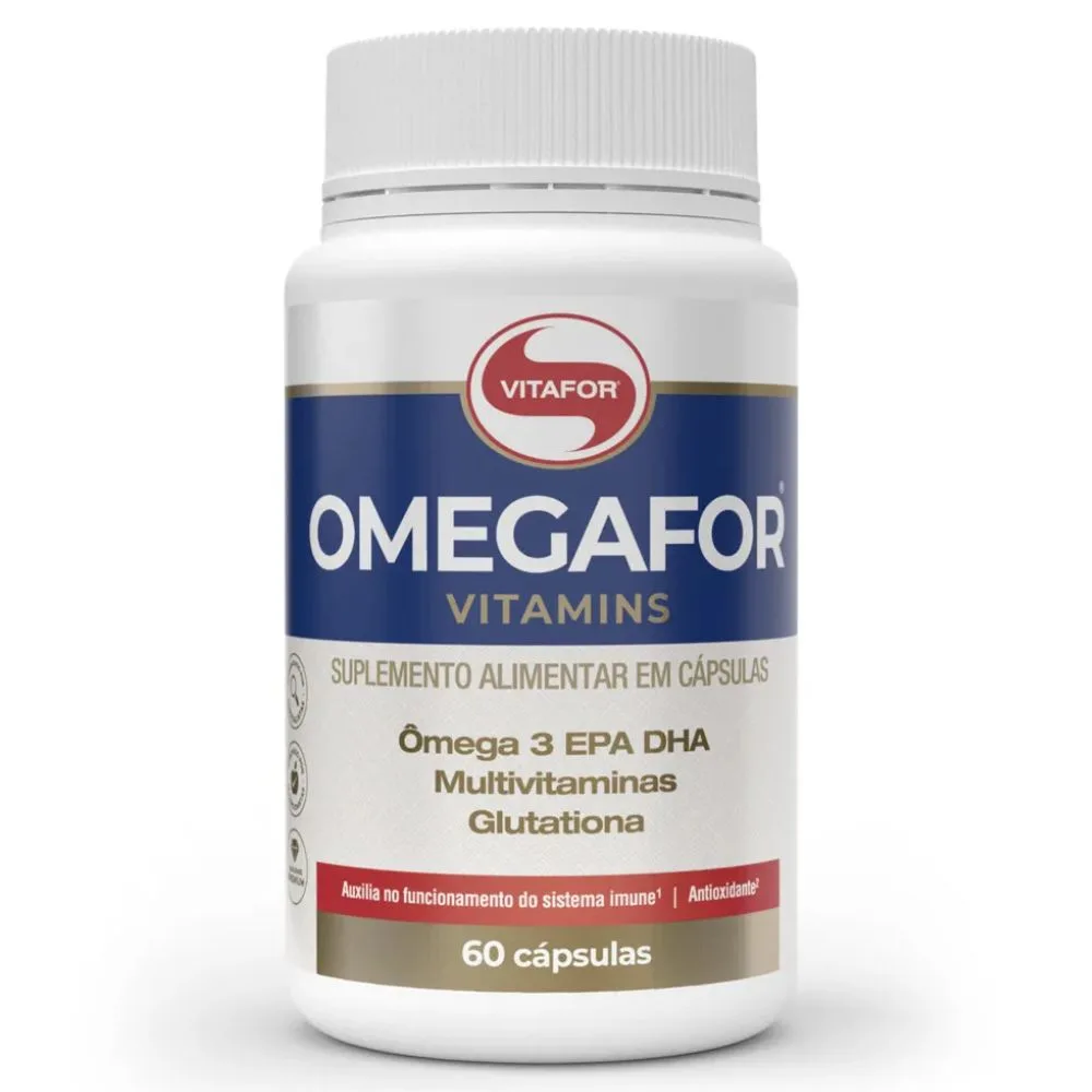 Omegafor Vitamins 60 Cápsulas de 1000mg - VITAFOR