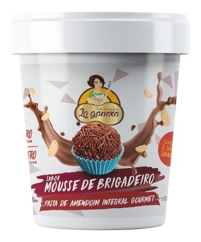 Pasta de Amendoim Integral 1kg - LA GANEXA
