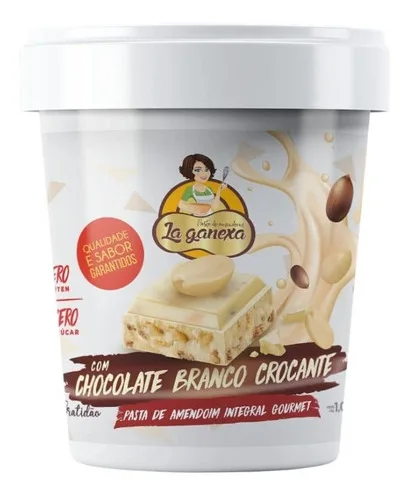 Pasta de Amendoim Integral 1kg - LA GANEXA, foto 3