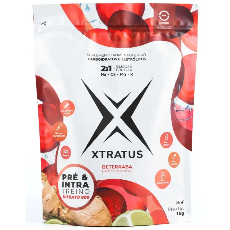 Pré e Intra Treino Nitrato 800 2:1 1kg - XTRATUS