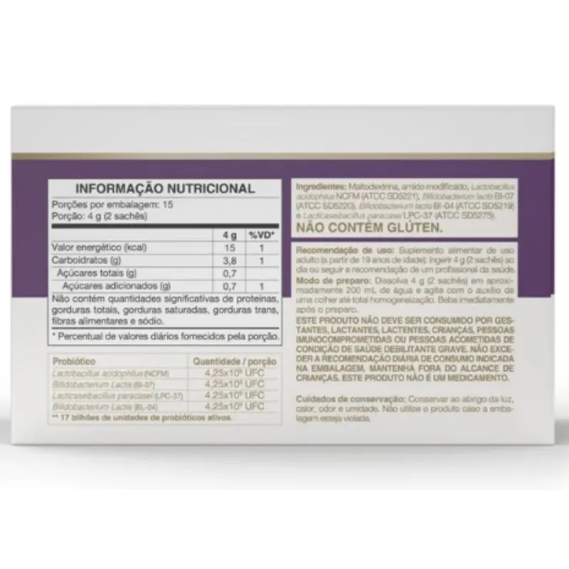Probióticos em Pó Simfort Plus 30 Sachês de 2g - VITAFOR, foto 2