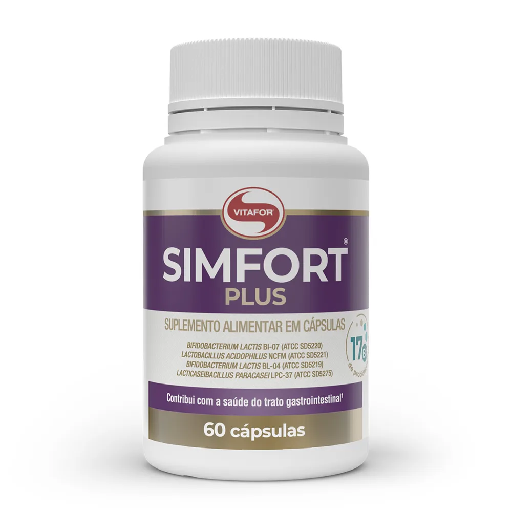 Probióticos Simfort Plus 60 Cápsulas - VITAFOR