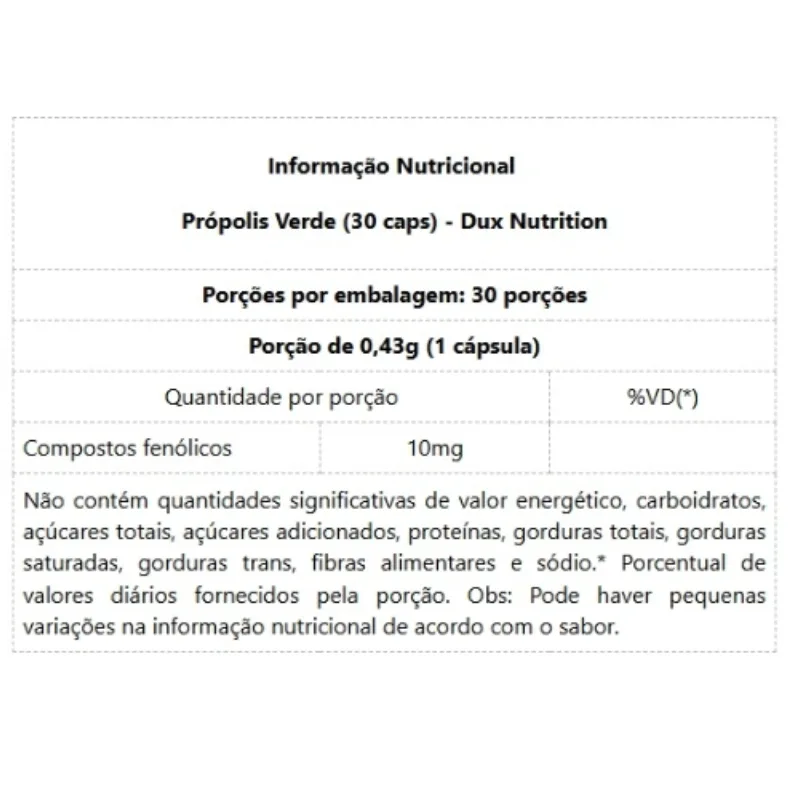 Própolis Verde 30 Cápsulas - DUX NUTRITION, foto 2