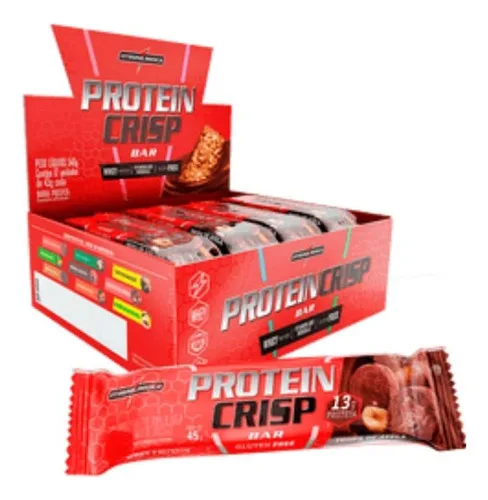 Protein Crisp Bar Caixa com 12 Unidades de 45g - INTEGRALMÉDICA, foto 4