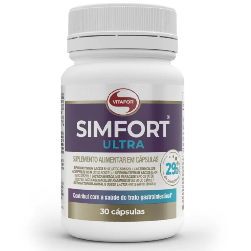 Simfort Ultra Probiótico 30 Cápsulas - VITAFOR