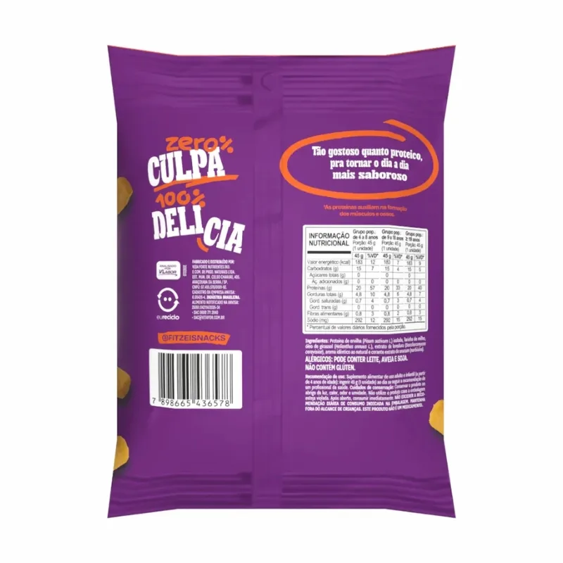 Snack Proteico Fitzei 45g - VITAFOR, foto 2