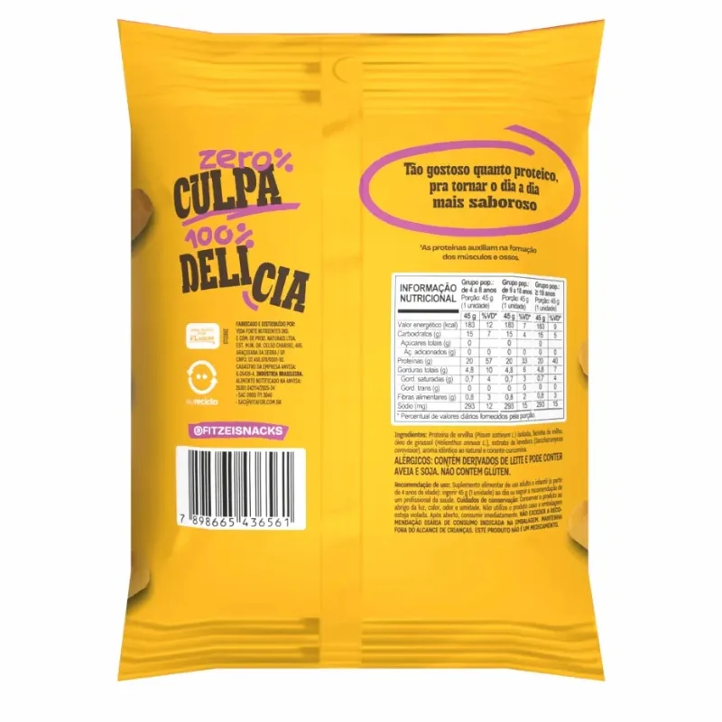 Snack Proteico Fitzei 45g - VITAFOR, foto 4