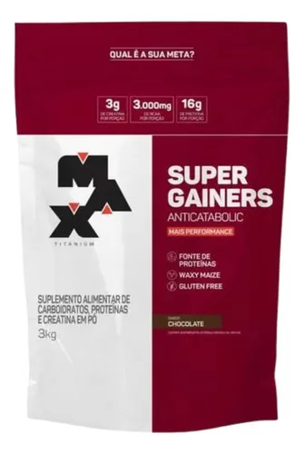 Super Gainers 3kg - MAX TITANIUM, foto 4