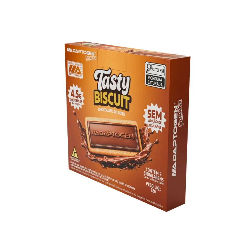 Tasty Biscuit 6 Unidades de 72g - ADAPTOGEN