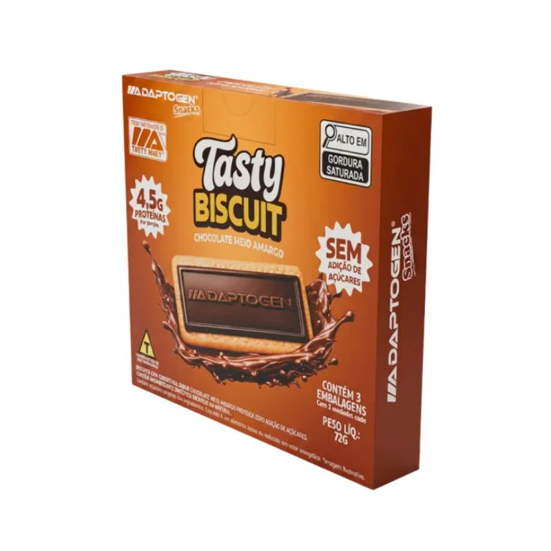 Tasty Biscuit 6 Unidades de 72g - ADAPTOGEN, foto 3