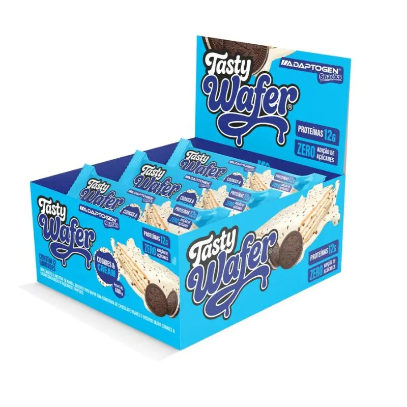 Tasty Wafer Caixa com 12 Unidades de 50g - ADAPTOGEN, foto 2