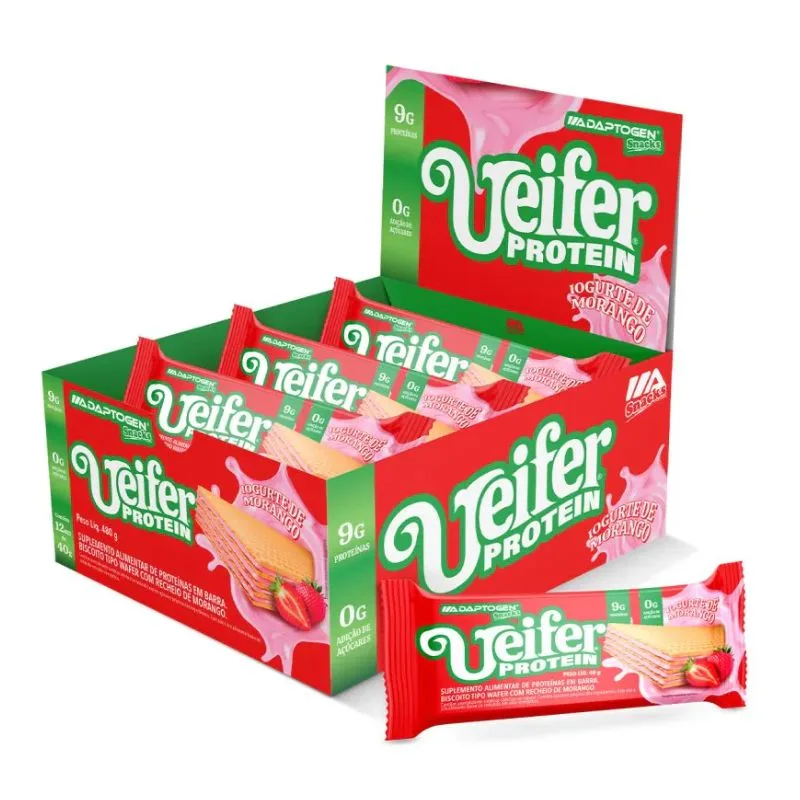 Ueifer Protein Caixa com 12 Unidades de 40g - ADAPTOGEN, foto 2