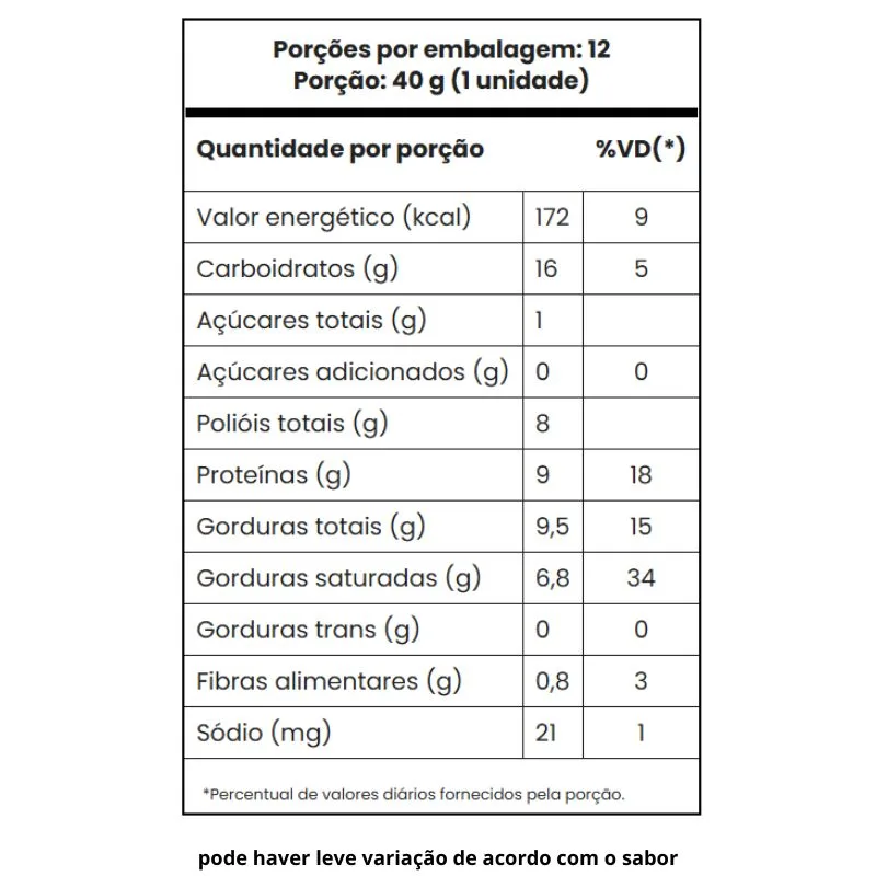 Ueifer Protein Caixa com 12 Unidades de 40g - ADAPTOGEN, foto 3