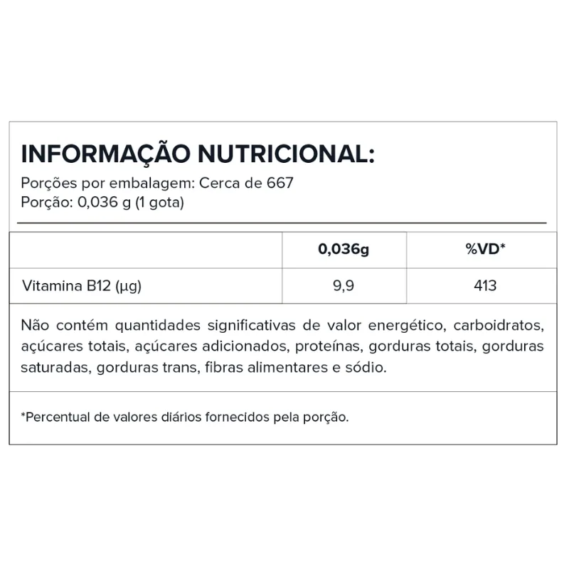 Vitamina B12 Gotas 20ml - VITAFOR, foto 2