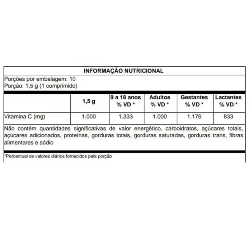 Vitamina C 1000mg 10 Cápsulas - EQUALIV, foto 2