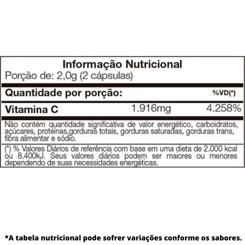 Vitamina C Vita C3 1000mg 60 Cápsulas - VITAFOR, foto 2