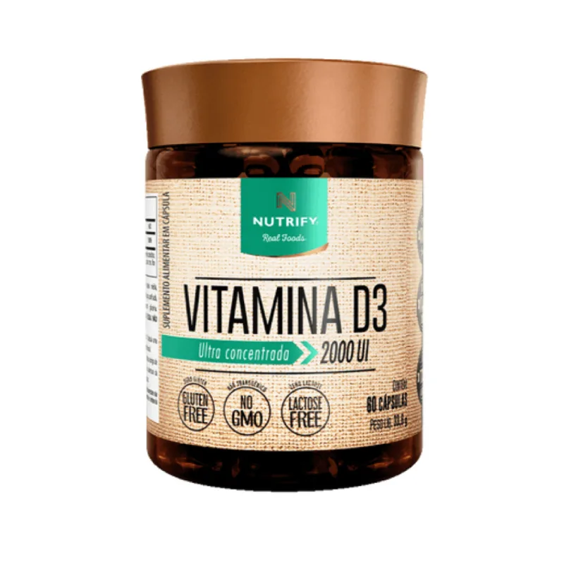 Vitamina D3 60 Cápsulas - NUTRIFY