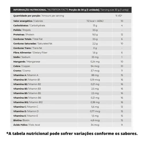 VO2 Whey Bar Caixa com 12 Unidades de 30g - INTEGRALMÉDICA, foto 3