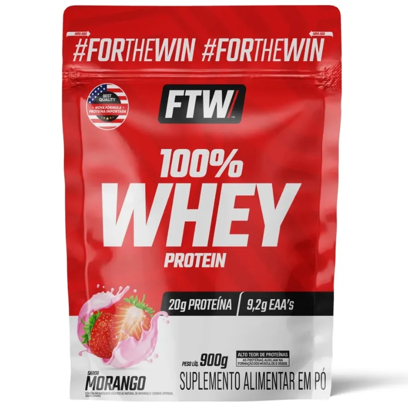 Whey Concentrado 100% Pure Refil 900g - FTW