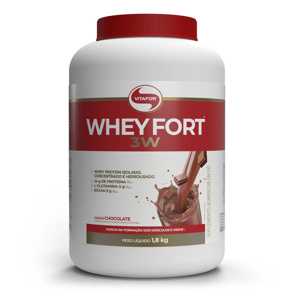 Whey Fort 3W 1,8kg - VITAFOR