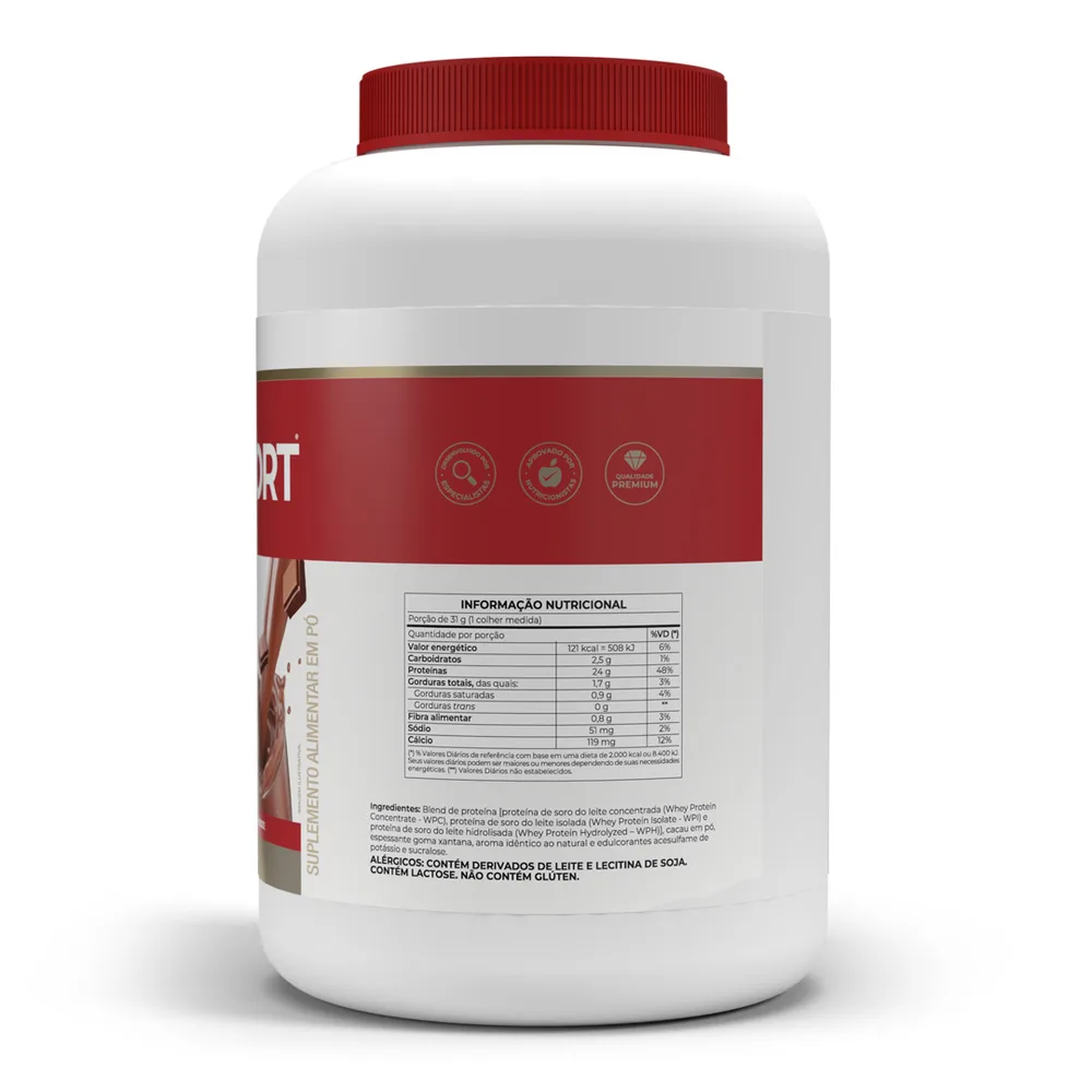 Whey Fort 3W 1,8kg - VITAFOR, foto 2