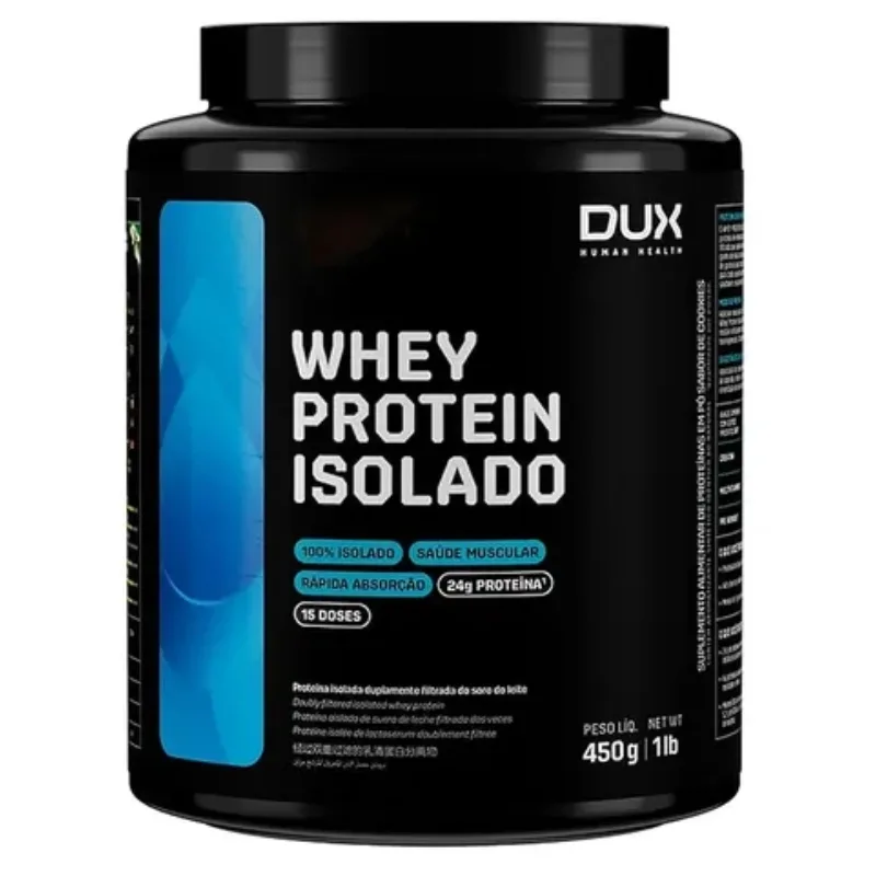 Whey Protein Isolado 450g - DUX NUTRITION