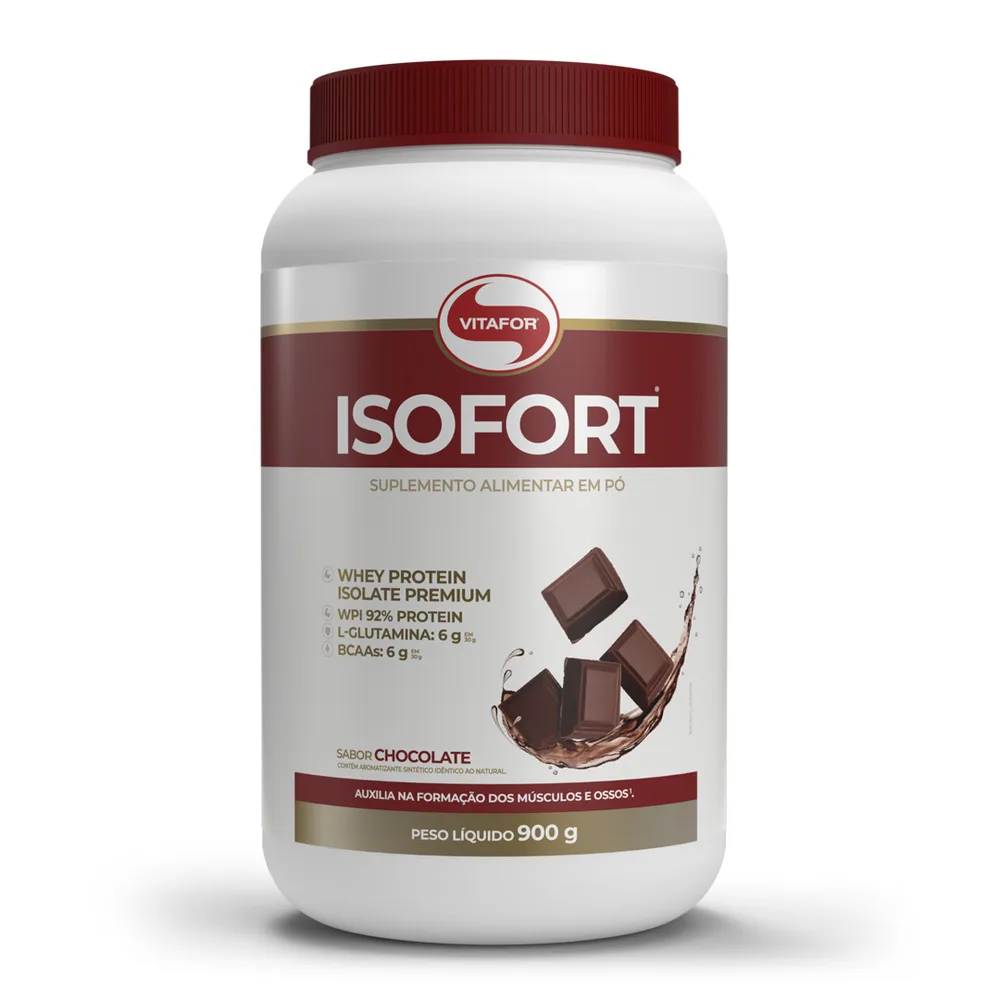 Whey Protein Isolado Isofort 900g - VITAFOR