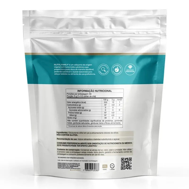Xilitol Family Pouch 300g - VITAFOR, foto 2