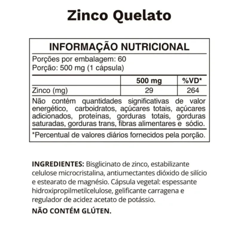 Zinco Quelato 60 Cápsulas - OCEAN DROP, foto 2