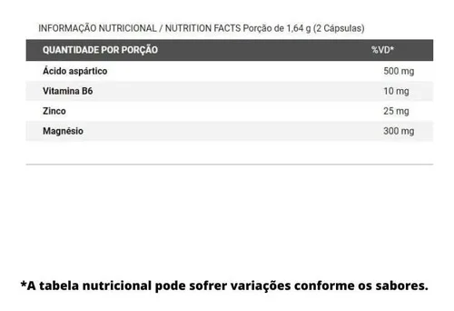 ZMA Testo Booster 60 Cápsulas - INTEGRALMÉDICA, foto 2